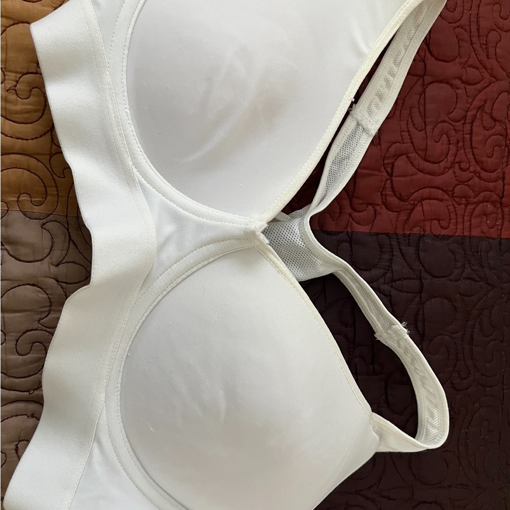 White Danskin Sport Bra 34C